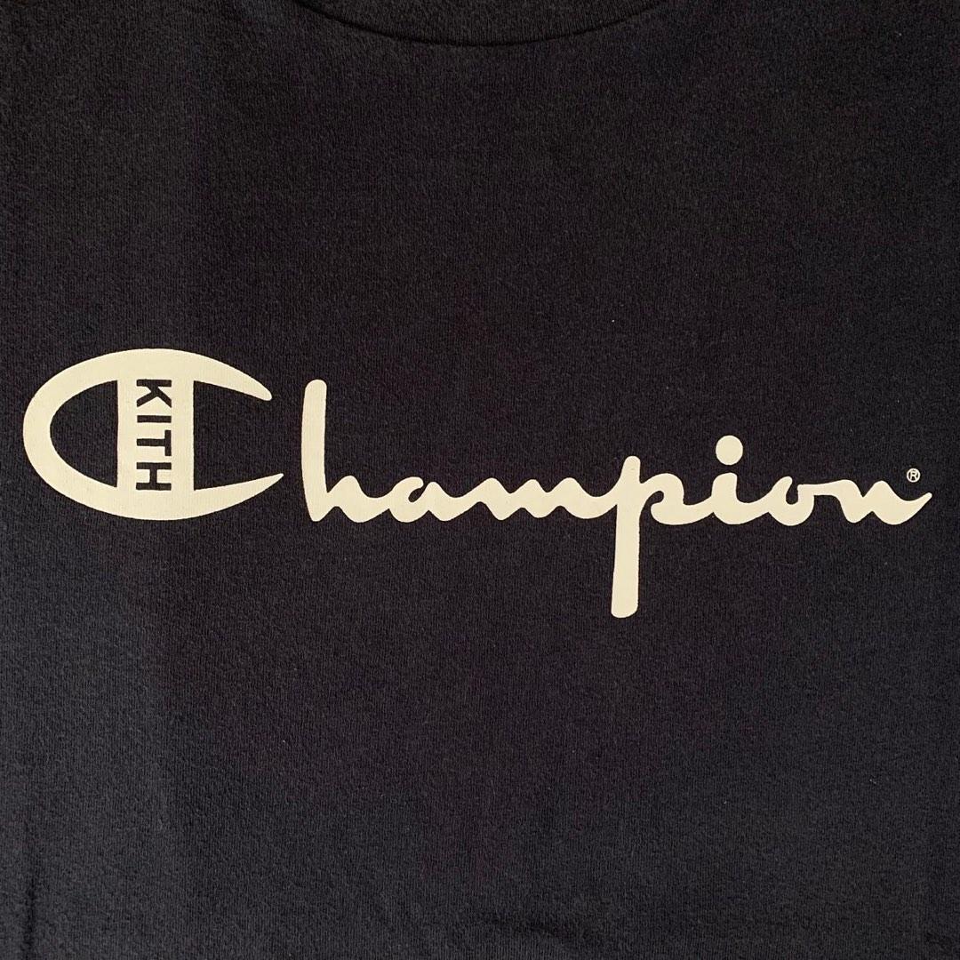 Kith X Champion Tee, Men'S Fashion, Tops & Sets, Tshirts & Polo Shirts On  Carousell