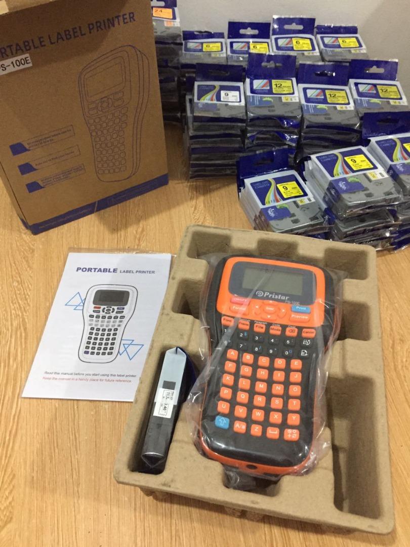 LAMINATED LABEL PRINTER 2 in 1 (TZ Laminated Tapes and Heat Shrink Tube