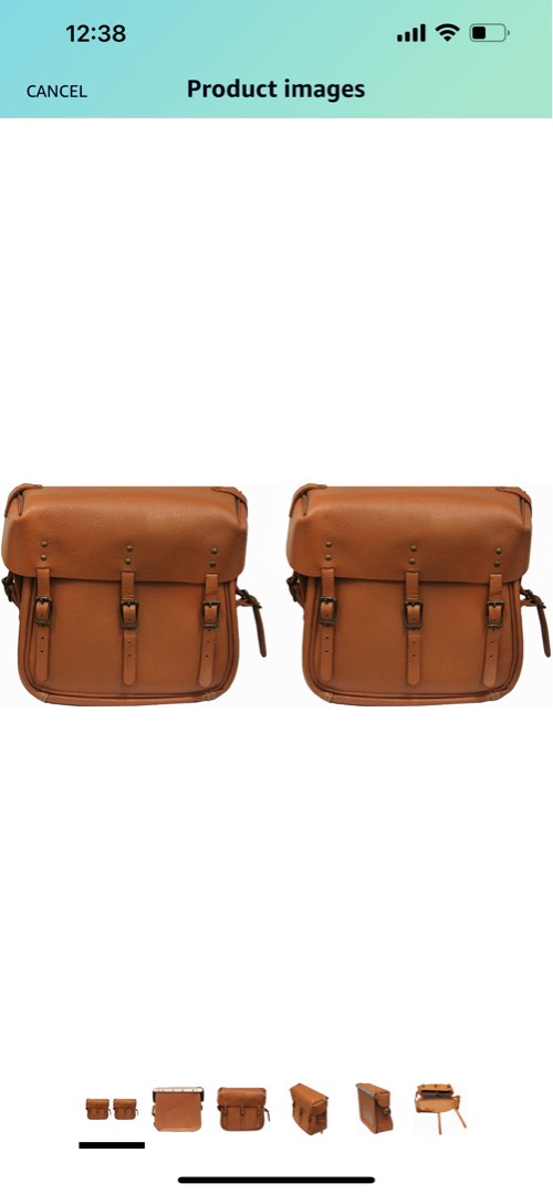 Leather Saddlebags (WLA), Motorcycles, Motorcycle Accessories on Carousell