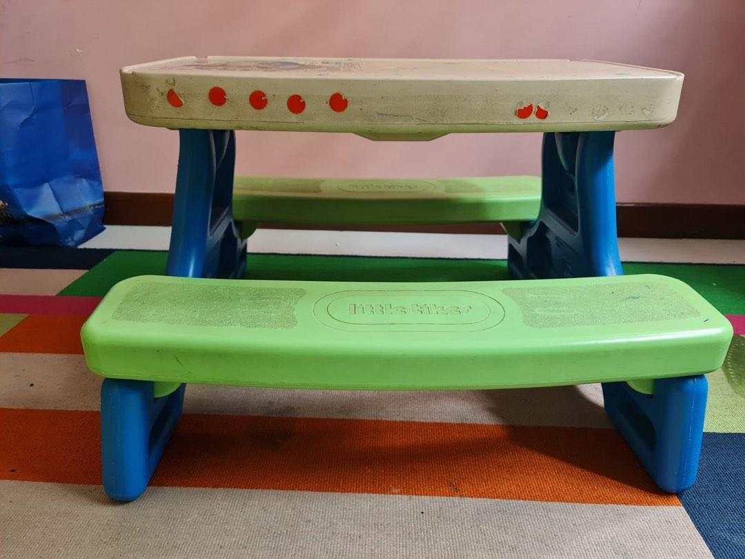 Little tikes bench table, Babies & Kids, Baby Nursery & Kids Furniture