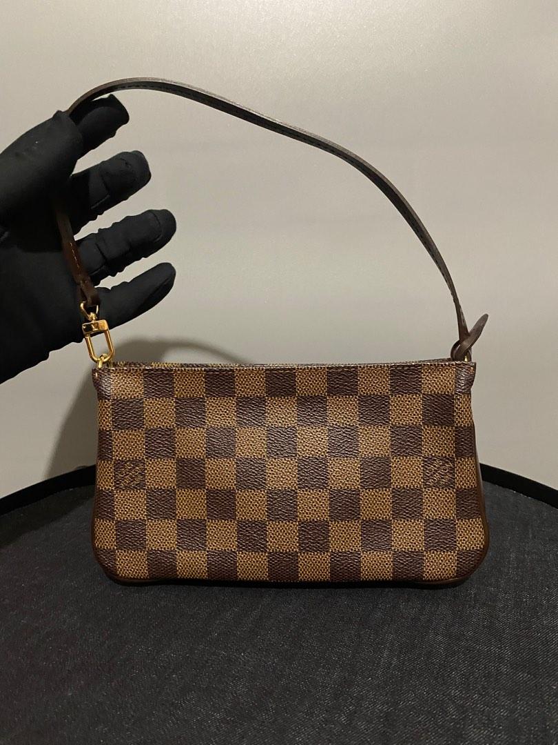 LOUIS VUITTON LV NAVONA POCHETTE DAMIER EBENE