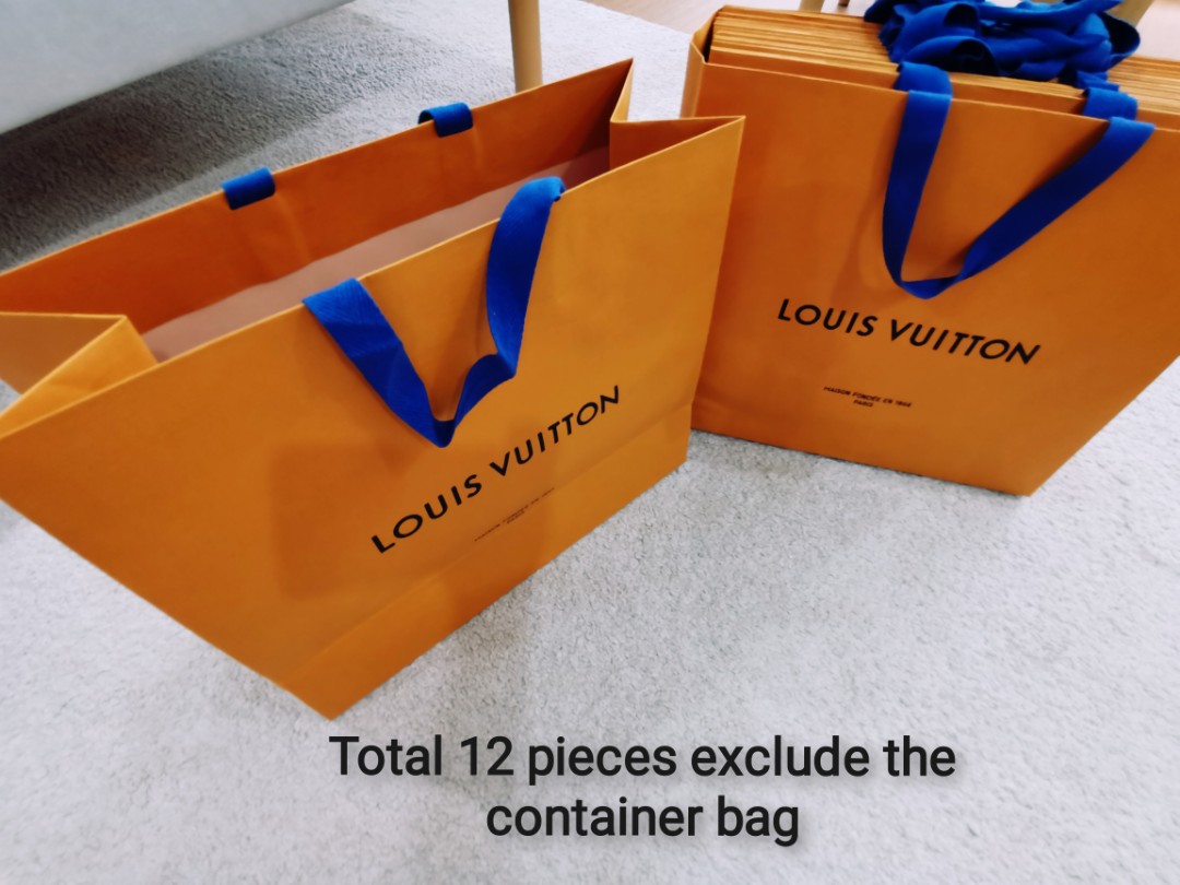LV Imperial Saffron Paper Bags