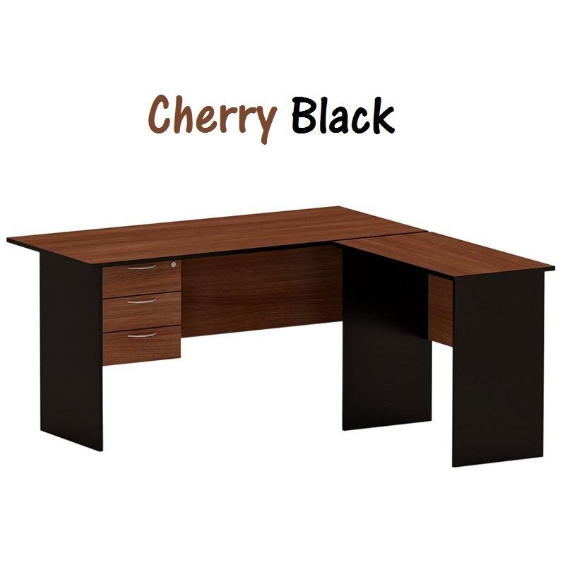 LShaped Table with Drawers Home Office Work Study Desk, Furniture
