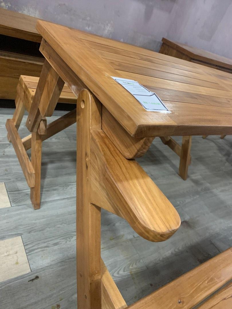 Magic bench,teak wood, Furniture & Home Living, Furniture, Other Home ...