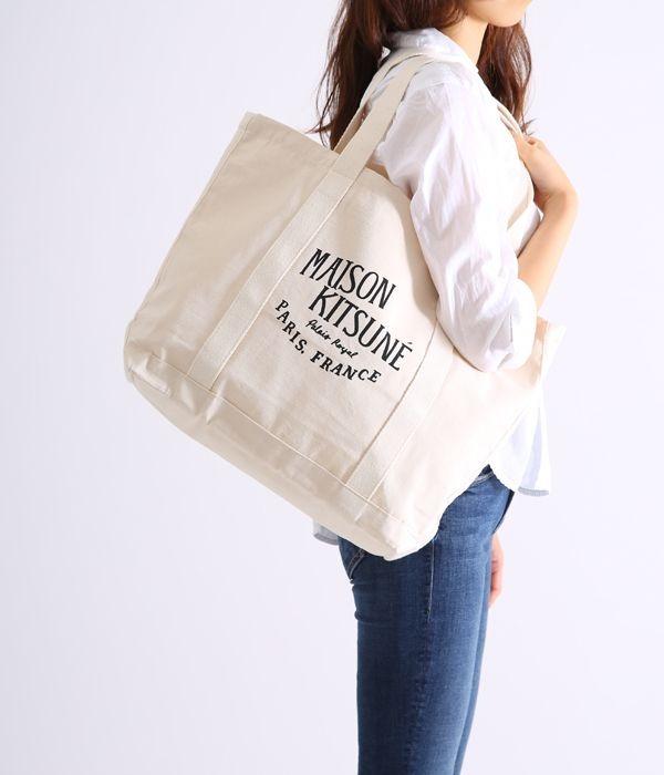 Authentic] Maison Kitsune Palais Royal Shopping Bag / Classic Logo