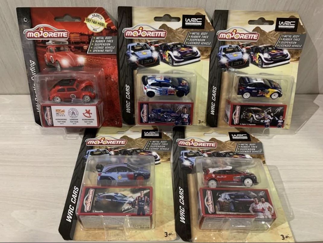 Majorette FIA World Rally Championship (WRC) + VW Beetle, Hobbies ...