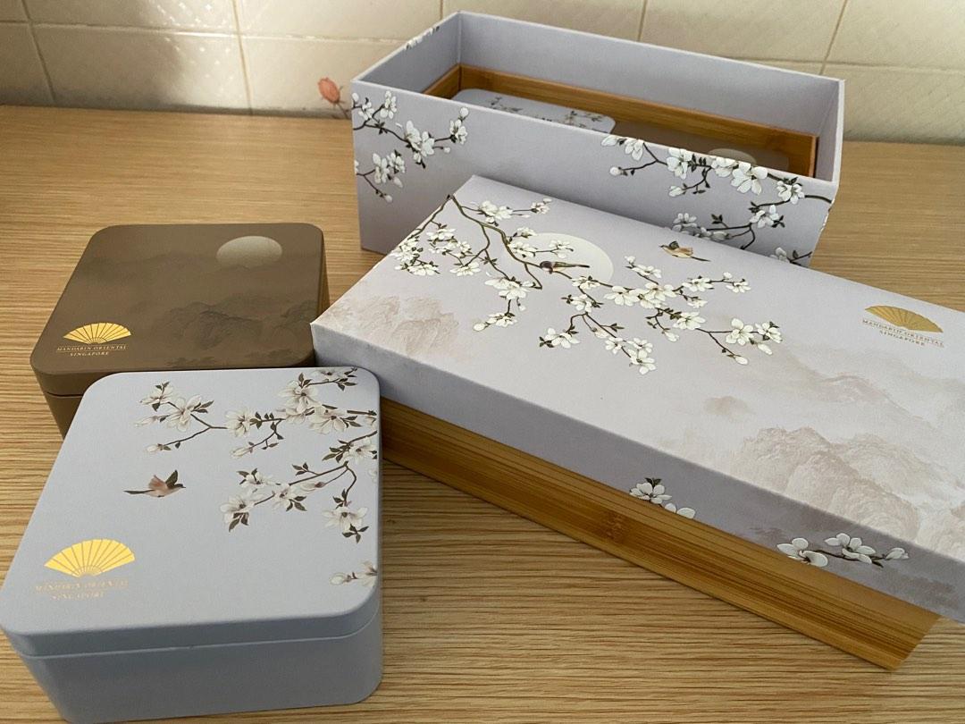 Mandarin Oriental mooncake box ( no mooncake inside), Furniture & Home ...