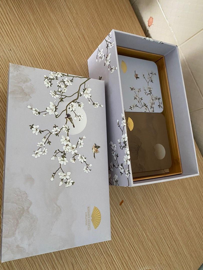 Mandarin Oriental mooncake box ( no mooncake inside), Furniture & Home ...