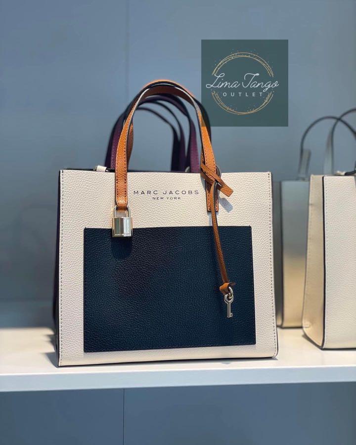 Marc Jacobs mini grind in cream black multi sept 2022, Women's Fashion