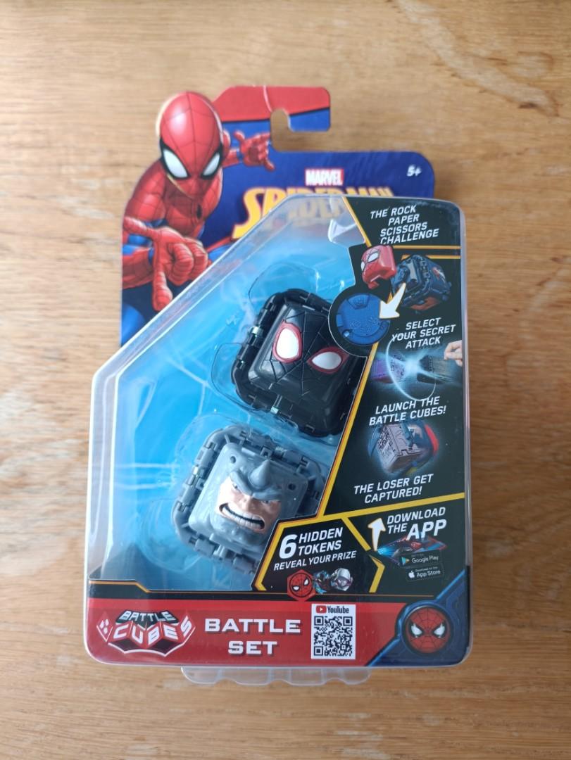 Marvel SpiderMan Battle Set Battle Cubes, Hobbies & Toys, Toys & Games