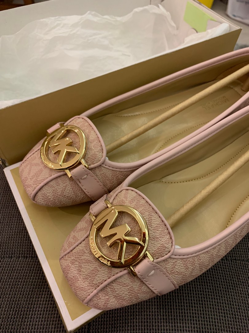 Michael kors pink flats