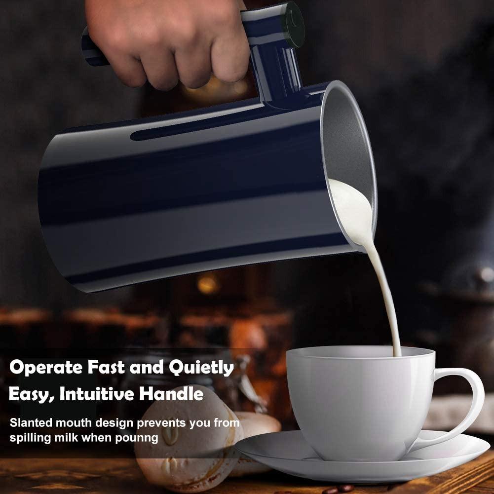 4-in-1 Milk Frother Steamer Auto Shut-off 11.8Oz/350ML Quiet Auto Milk  Warmer with Pouring Handle for Coffee/Latte/Hot Chocolate - AliExpress