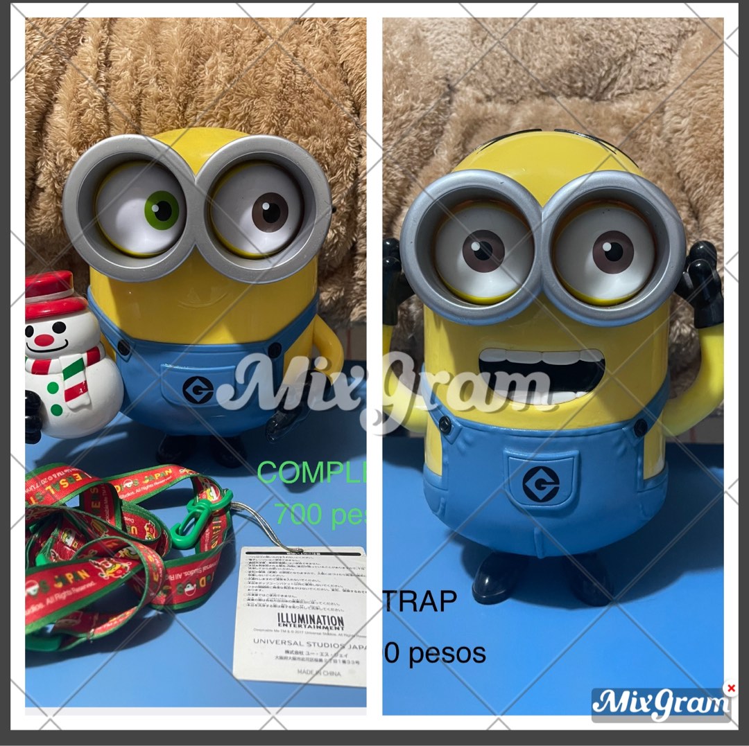 Minion popcorn bucket, Hobbies & Toys, Toys & Games on Carousell