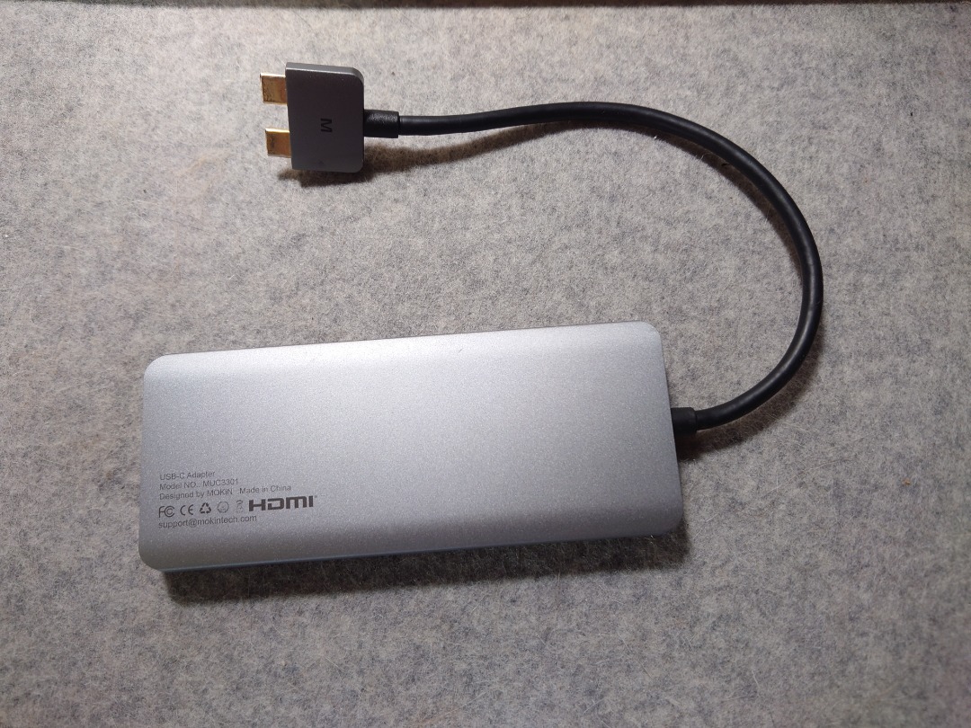 Mokin MacBook Pro Docking Station Dual Monitor MacBook Pro HDMI Adapter