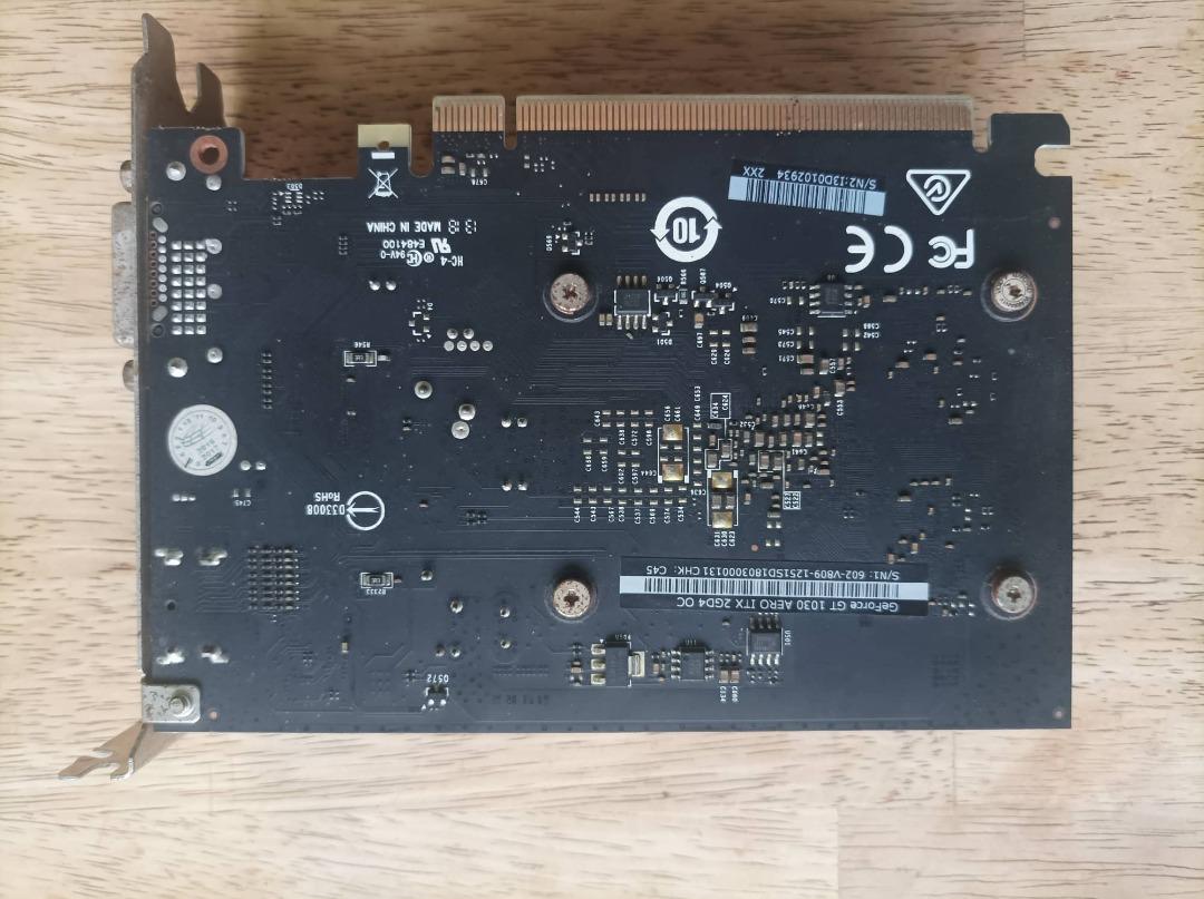Msi geforce gt 1030 aero itx 2gd4 discount oc