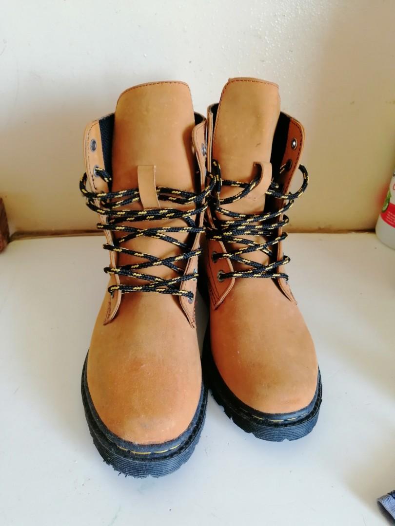 Mustard combat boots sale