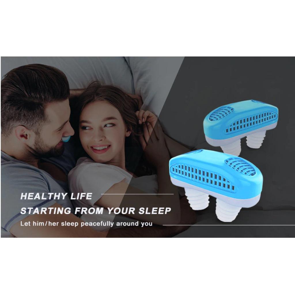 Nasal Dilators Anti Snore Silicone anti snoring Nose Clip Sleep Tray