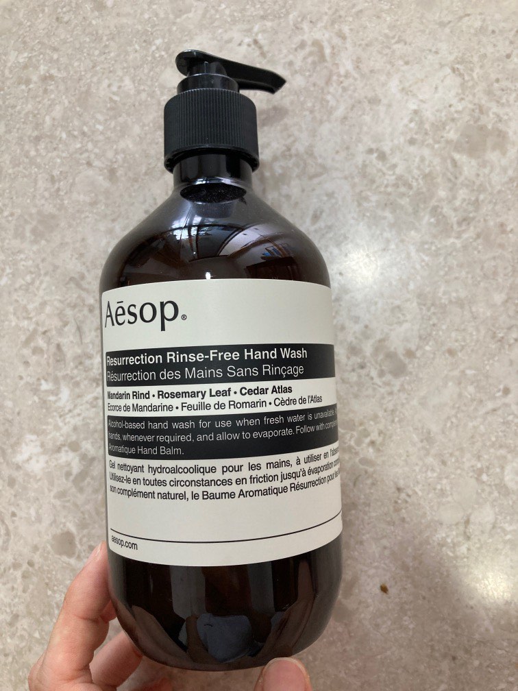[NEW] Aesop Resurrection RinseFree Hand Wash 500ml, Beauty & Personal Care, Sanitisers