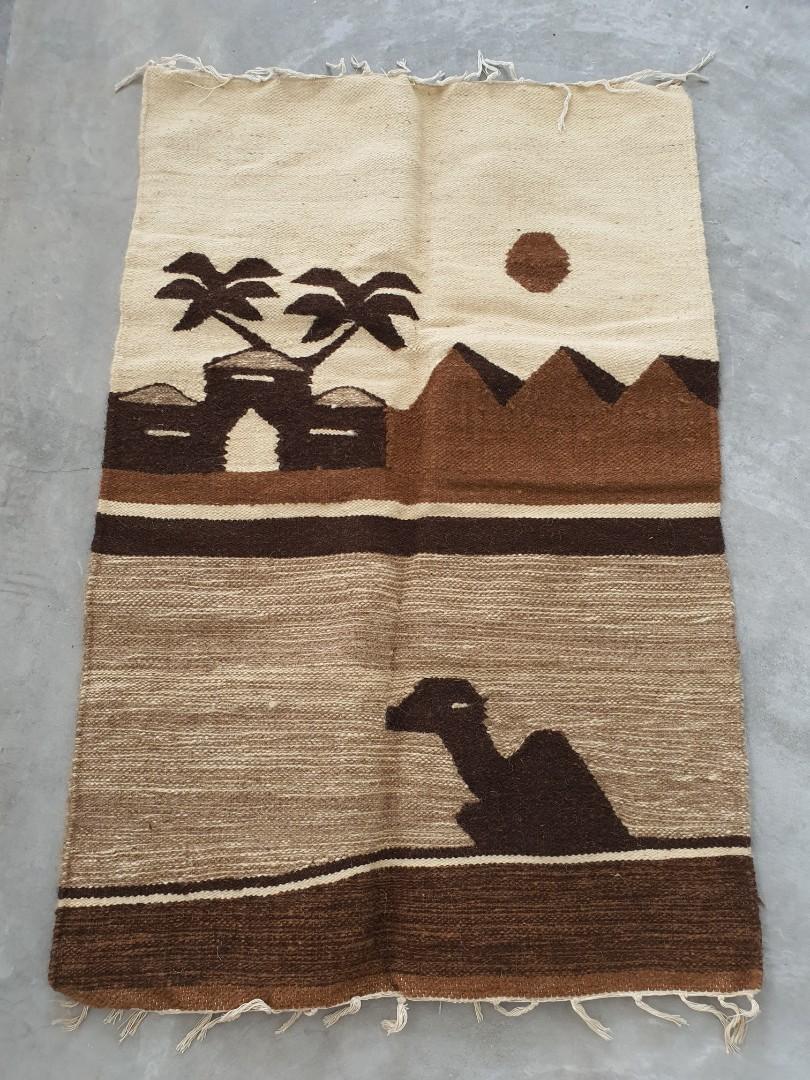 New Rug from Egypt Camel/house design, Furniture & Home Living, Home