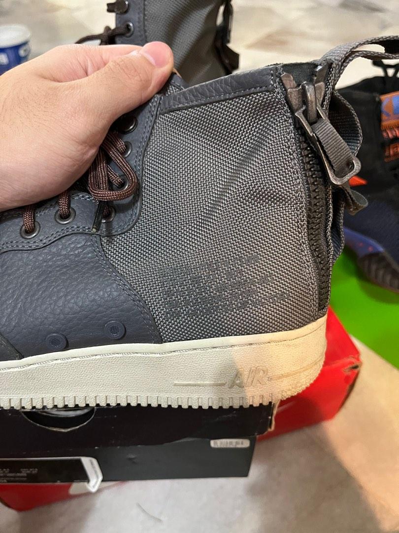 Sf air force 1 mid dark grey discount