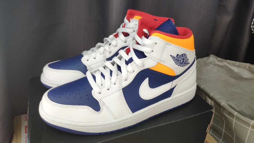 air jordan 1 high royal blue laser orange