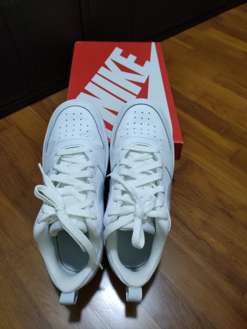 Nike Court Borough Low 2 GS 'White Aura' BQ5448-118, Women's Fashion,  Footwear, Sneakers on Carousell