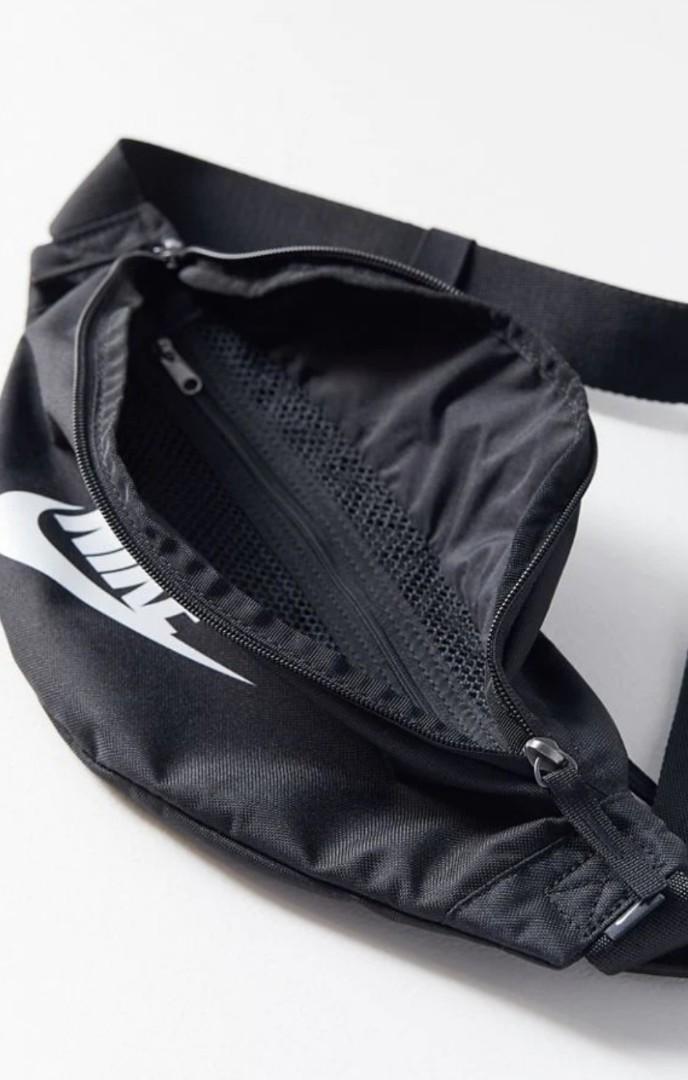 Nike Heritage Waist Bag Fanny Pack (Black)(unisex), Men's Fashion, Bags