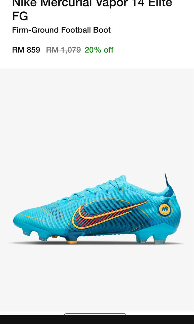 Nike mercurial vapor 14 elite FG Men s Fashion Footwear Boots