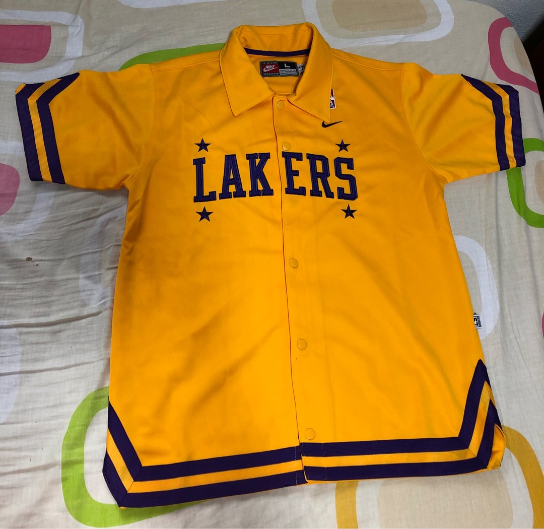 Los Angeles Lakers RARE NBA Fusion Warm Up Shooting Shirt