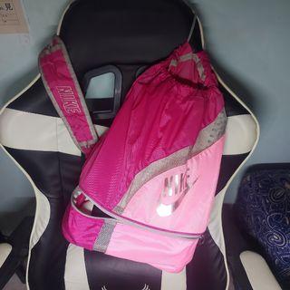 Nike Pink Gym Bag with Shoe Compartment