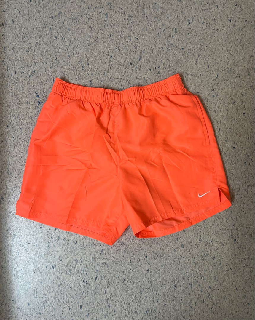 Nike Swim Shorts Bright Orange, Men's Fashion, Bottoms, Swim Trunks ...