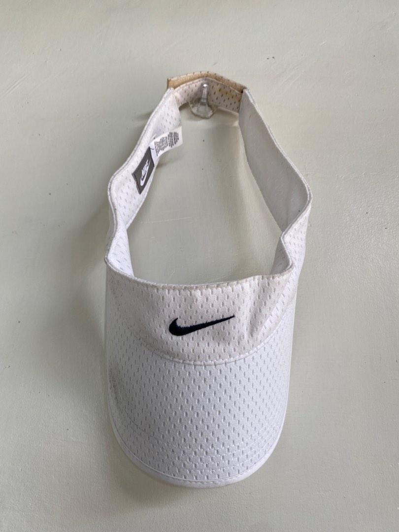 Nike White visor, Women's Fashion, Watches & Accessories, Hats