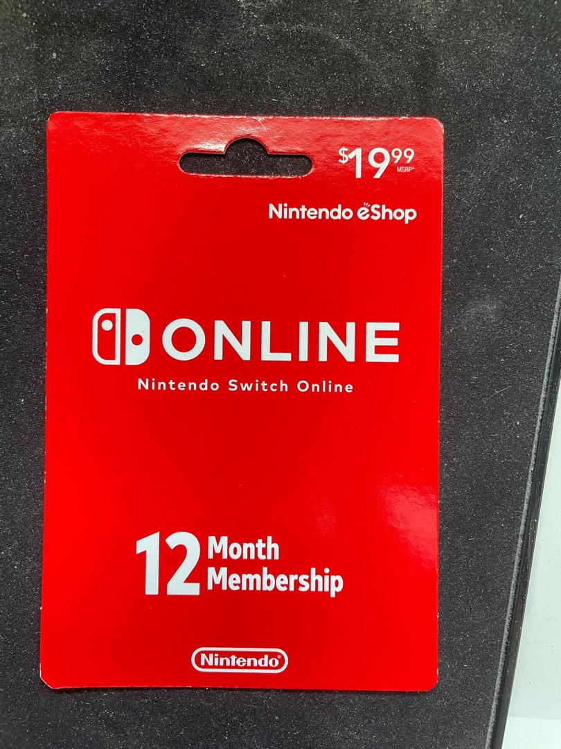Nintendo switch online membership gift discount