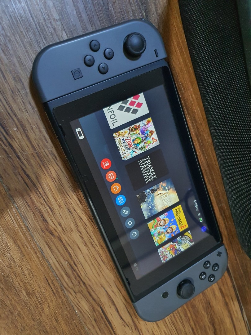 Nintendo switch Unpatched JB 128GB dual boot complete set, Video Gaming