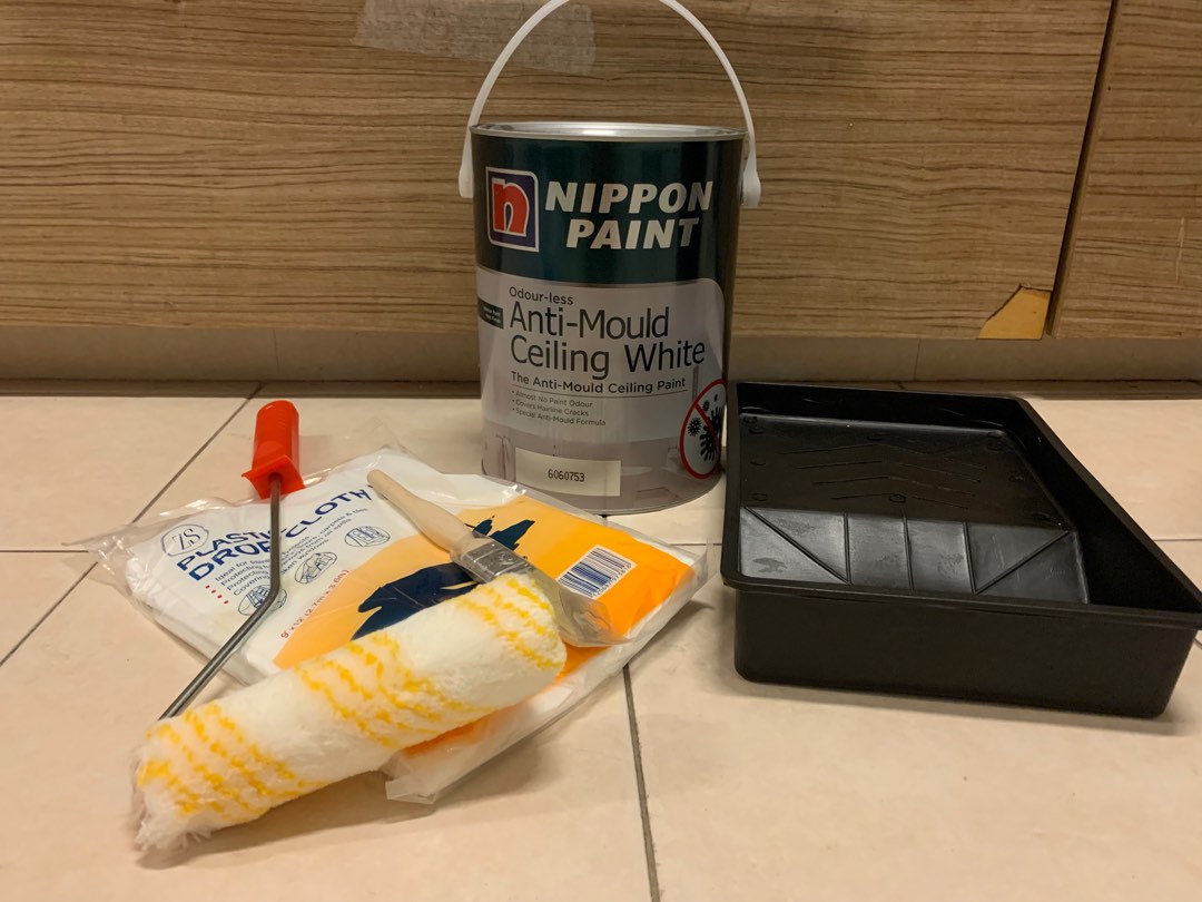 Nippon Odourless Antimould Ceiling White, Furniture & Home Living