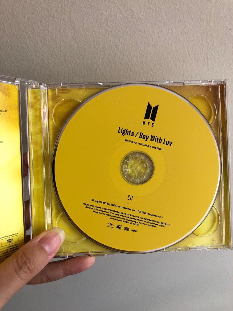 OFFICIAL BTS lights boy with luv JPN ver. 2CDs, Hobbies & Toys, Music
