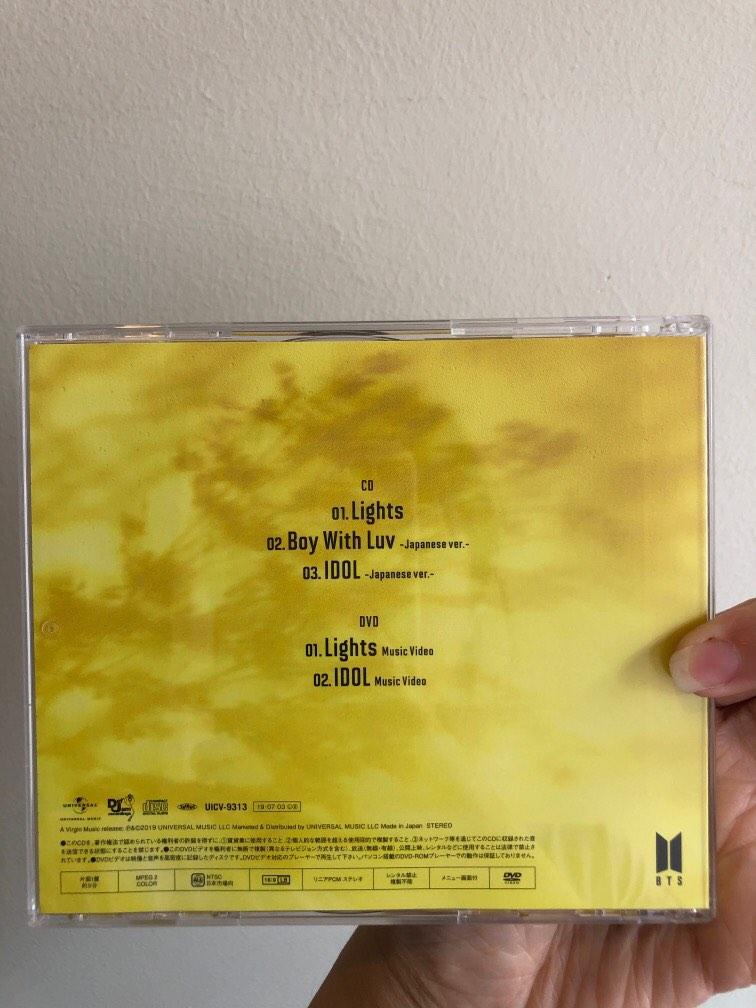 OFFICIAL BTS lights boy with luv JPN ver. 2CDs, Hobbies & Toys, Music