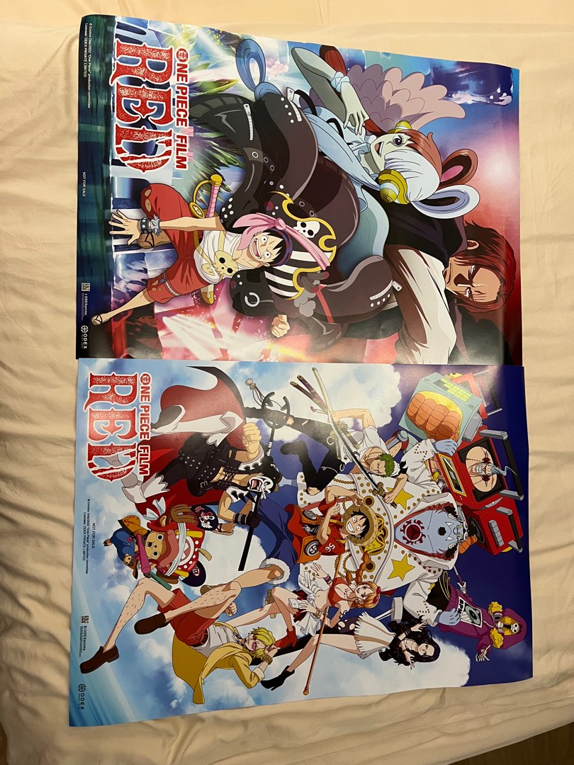 One piece film red limited edition poster, Hobbies & Toys, Memorabilia