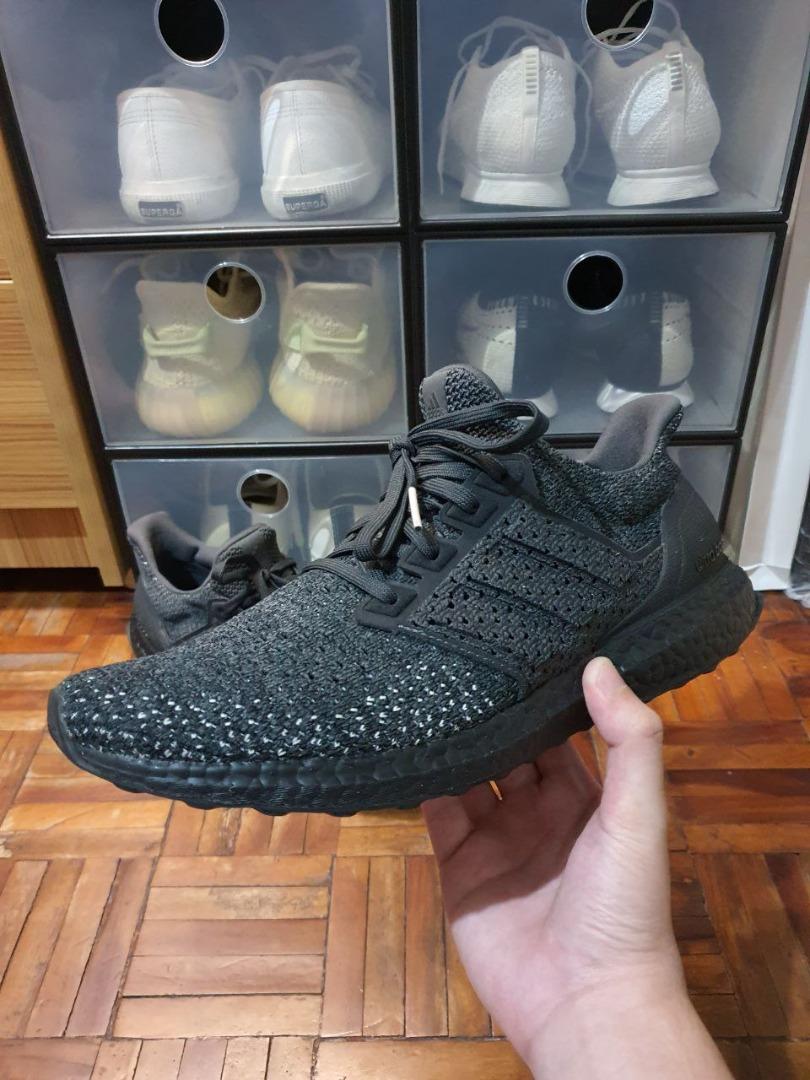 Ultra boost triple on sale black size 11