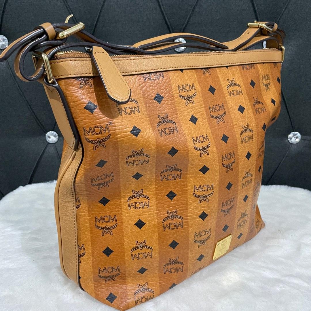 Mcm two way best sale bag