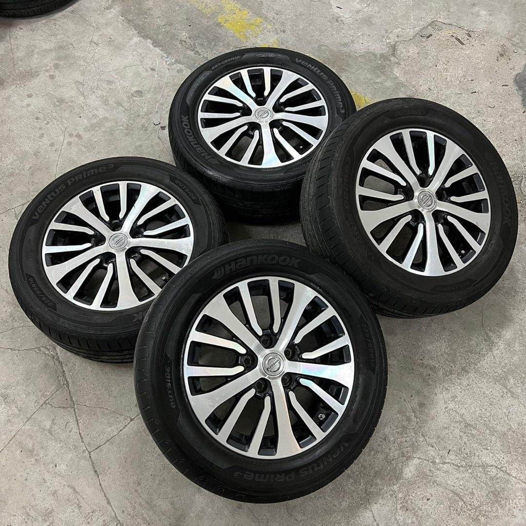 original sports rim nissan serena tyre 80% 16 inch, Auto Accessories on Carousell