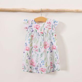 PatPat Baby/Toddler Floral Chiffon Dress