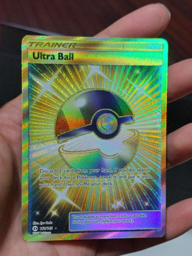 Pokemon TCG 2017 SUN AND MOON Base Set Ultra Ball Secret Rare Card, Hobbies  & Toys, Toys & Games on Carousell