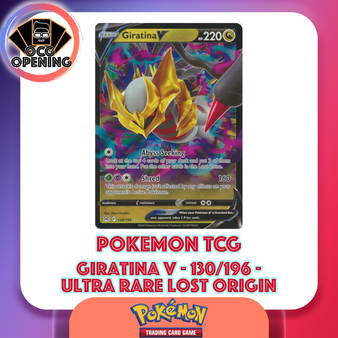 Pokemon - Giratina V 130/196 - Lost Origin Ultra Rare Card
