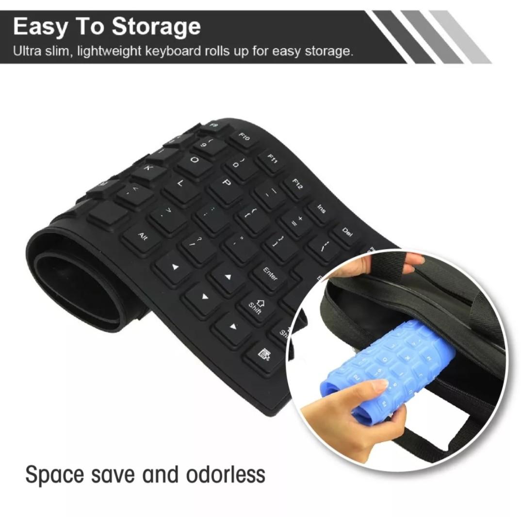 Pc Keyboard Rol PORTABLE KEYBOARD, Computers & Tech, Parts & Accessories, Computer ...