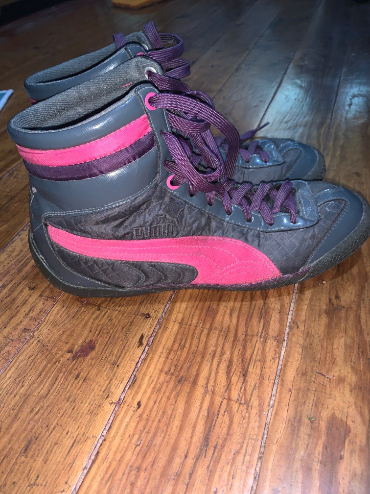 Puma High Cut Trainers, Women's Fashion, Footwear, Sneakers on Carousell