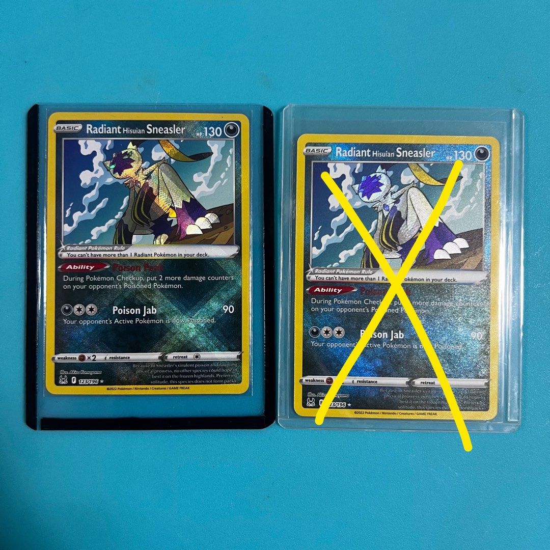 Pokemon Radiant Hisuian Sneasler 123/196 SWSH Lost Origin Holo Card (Near Mint) Pokemon Radiant Hisuian Sneasler 123/196 SWSH Lost Origin Holo Card (Near Mint)