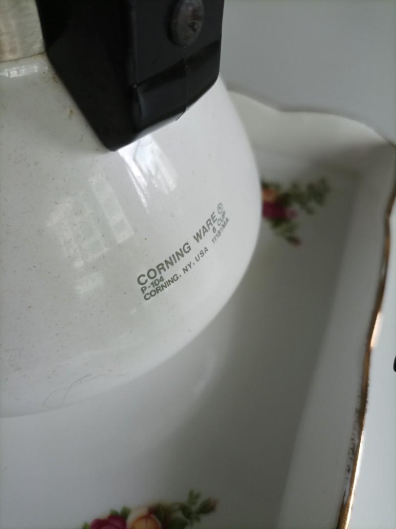Rare Corningware Teapot, Furniture & Home Living, Kitchenware