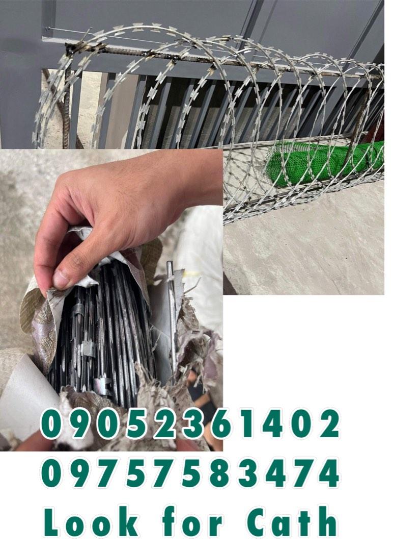 Razor wire (Category: Construction & Building Materials) located in Manila. Submitted by cathvesta_sales (Listing ID 1183965877, Image 1). Description: Razor wire 500mm 🚚 OPEN FOR DELIVERY!! FOR FASTER TRANSACTIONS PLS CONTACT: 📞0905-236-1402 📞0975-758-3474 📞0905-236-1402 (VIBER NUMBER) Look for Cath .