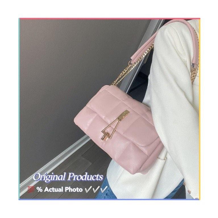 factory Women s Triangle Quilted Solf Leather Sling Bag Shoulder bag Satchel bag Women s Fashion Bags Wallets Shoulder Bags on Carousell